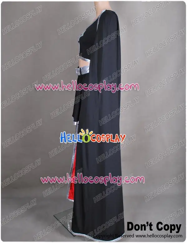  DC Comics Evil Supergirl Cosplay Costume Super Girl Black Dress H008