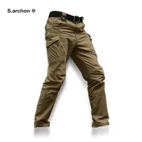 X9  tactical men's pants Cargo casual Pants Combat SWAT Army active Military work Cotton male Trousers mens 1