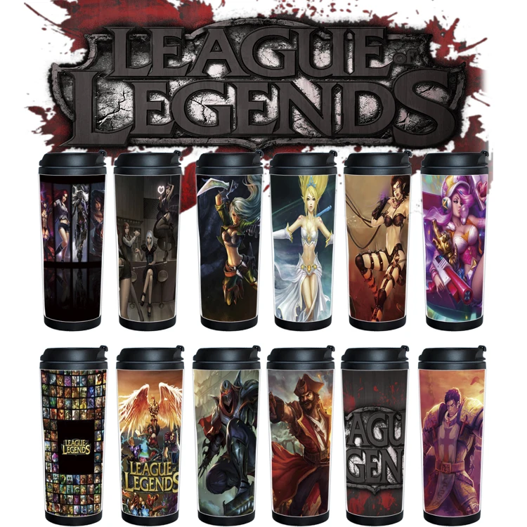 

free shiping 380ml travel mug adversing mug Promotion cup League of Legends mug,coffee cup fit for NetCafe mug
