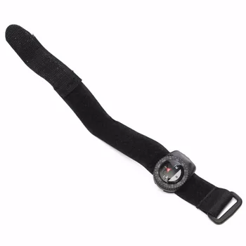 

Outdoor Clip-On Watchband Compass Nylon Band Bracelet with Closure Portable convenient