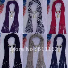 Мода кулон ожерелье шарфы женские шарфы платки новые шарфы хлопка пашмины scarvf167