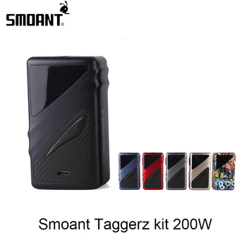 

Original Smoant Taggerz 200W mod Electronic Cigarette Box Mod OLED Screen E-Cig Vaporizer for RTA RDA RDTA powered by dual 18650