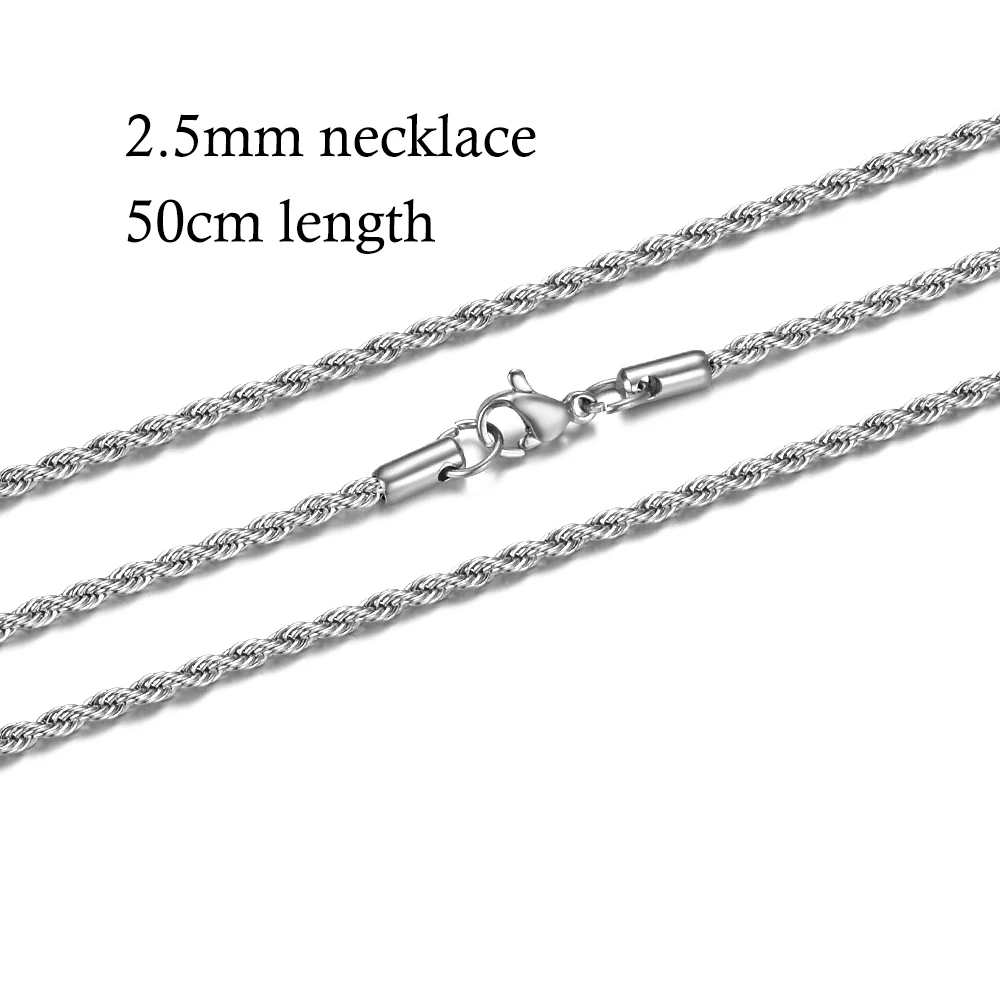 316 ожерелье из нержавеющей стали и браслет ювелирные изделия Аксессуары разные размеры с застежки "Лобстер" 10 шт S-007* 10 - Окраска металла: A