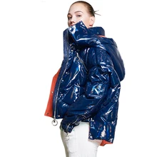 Европейское зимнее пальто, новинка, Брендовое женское утепленное пальто, 90% белый утиный пух, куртка со съемным капюшоном, большой размер, ZS381