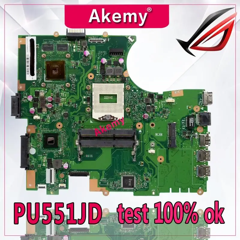

Akemy PU551JA motherboard fit for ASUS PU551JD PU551JA PU551J PU551 laptop motherboard original mainboard Test notebook