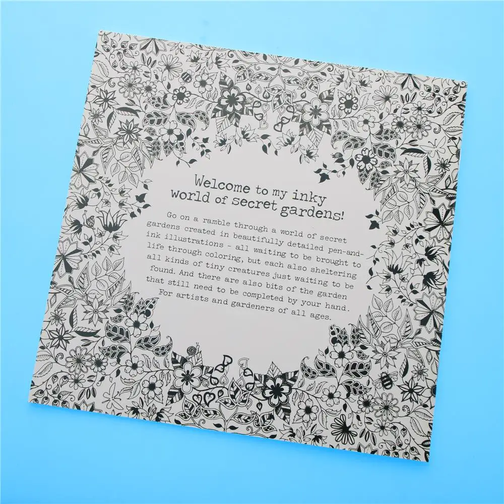 24 Pages Secret Garden English Edition Coloring Book For Children Adult Relieve Stress Kill Time Painting Drawing Book 24 Pages Secret Garden English Edition Coloring Book For Children Adult Relieve Stress Kill Time Painting Drawing Book