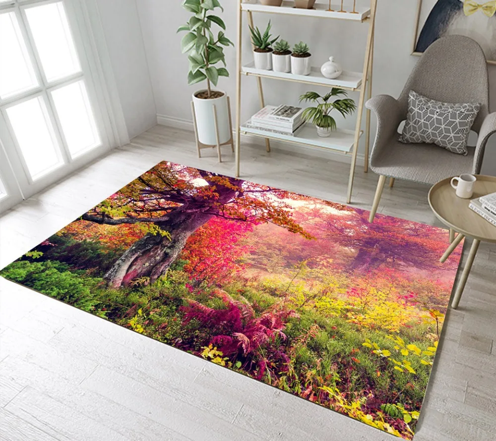 Натуральный мечтательный джунгли ковры и ковры для маленьких детей девочек дома гостиная подушки спальня гостиная Холл двери пол коврики