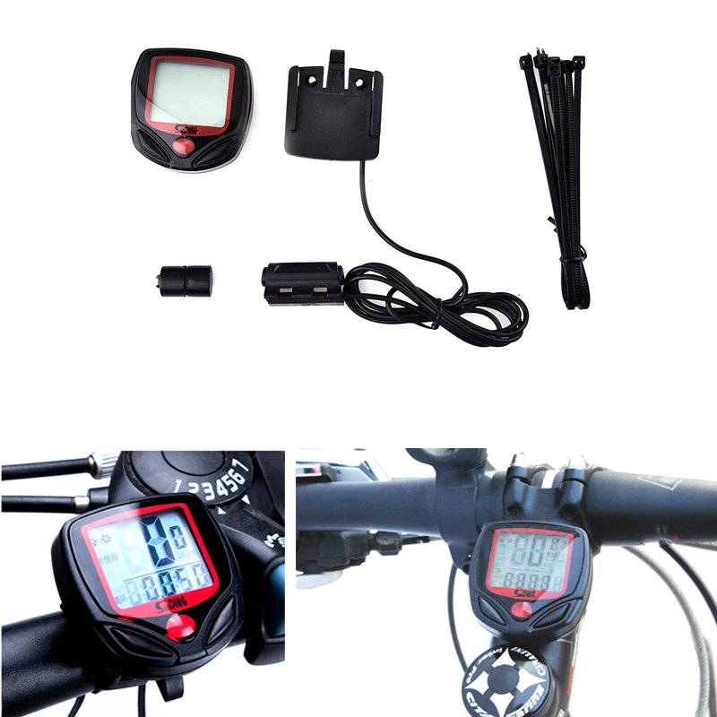 

Waterproof Bike Computer Bicycle Meter Odometer Speedometer With LCD Display Cycling Computer Velocimetro Wired Stopwatch