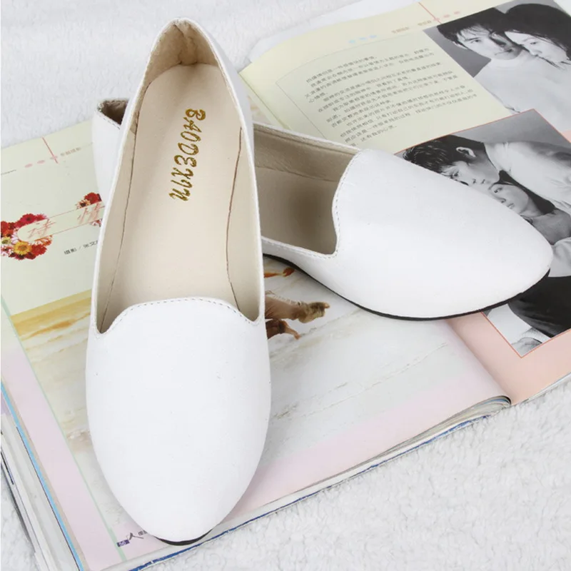 

Laamei Fashion Women's Flat Shoes Women Espadrilles Nurse Shoes Flats Casual Loafers Soft Slip On Moccasins Lady Driving Shoes