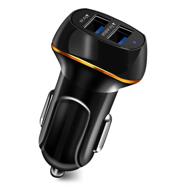 2USB Car Charger 3.1A max Fast Charge For Iphone 6s 7 X plus for