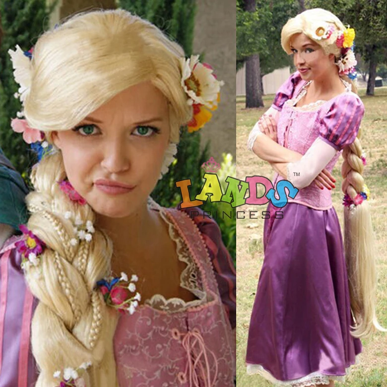 parrucca rapunzel adulto