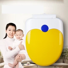 Набор чехлов для унитаза, мягкое закрывающееся детское, для взрослых, двойное использование, белая крышка для унитаза, мода,, пластиковое сиденье для унитаза