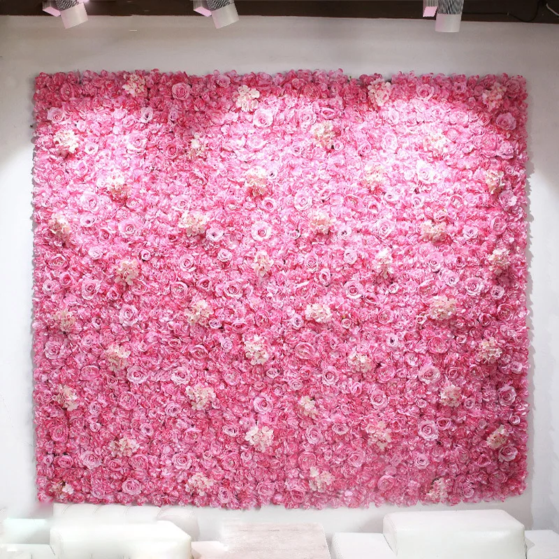 40x60 cm flores artificiales paneles boda decoración telón de fondo champán seda Rosa Flores falsas Hortensia pared telón de fondo 24 piezas 40x60 cm flores artificiales paneles boda decoración telón de fondo champán seda Rosa Flores falsas Hortensia pared telón de fondo 24 piezas