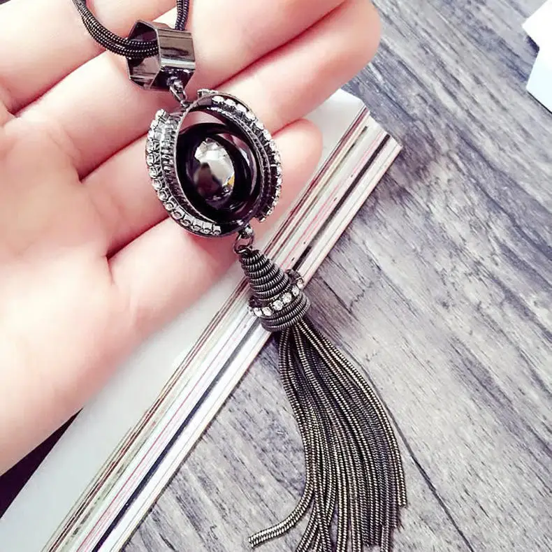 

LUMPER Tassels Fashion Necklaces & Pendants Leaves Statement Necklace Women Collares Ethnic Jewelry
