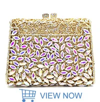 Fashion design clutch women evening party bag diamonds owl bird shape crystal purses bridal wedding party crystal clutches