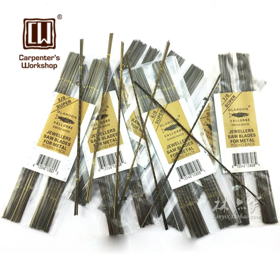 

L130mm 144 Pcs a Lot Round Back Wire Saw Blade for Metal