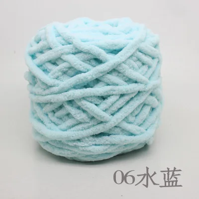 1 шт = 100 г thick cotton yarn Мягкая теплая толстая шерсть ледяная пряжа молочный хлопок линия грубой шерсти вязание крючком Пряжа ручной вязки пряжа для шарфа обувь свитер - Color: 6