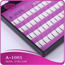 Искусственная норка 5 лотков/Лот 3D 4 линии норки естественно выглядящие Искусственные ресницы Curl C ручной работы Ресницы красота реснички макияж инструменты