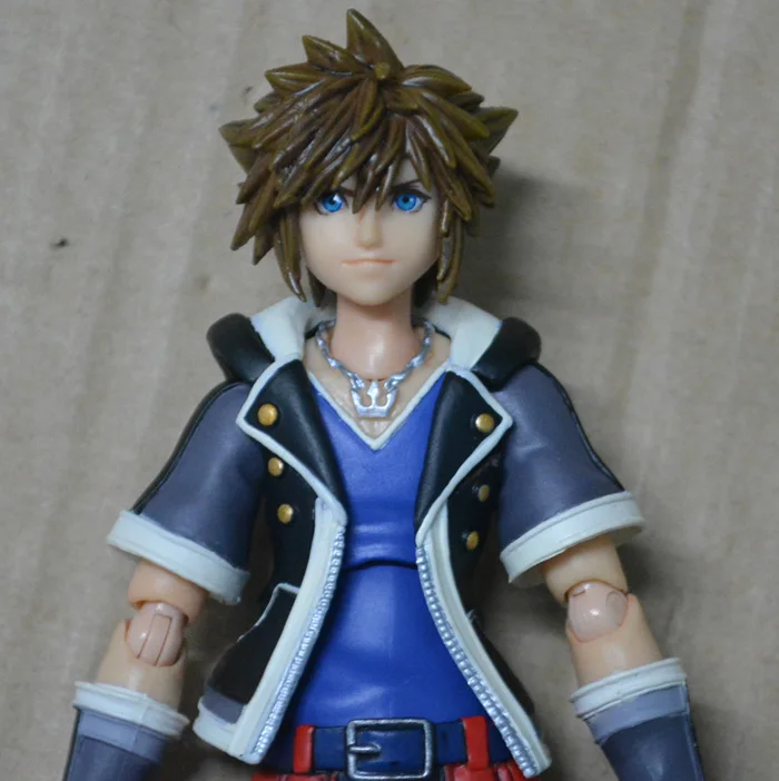 ПВХ Рисунок Sora2 Kingdom Hearts модель 13 см