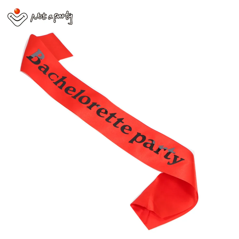 

Wedding event Bachelorette party hens girls night out marriage sashes party event party supplies for fun souvenir gifts