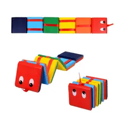 Rolimate Разноцветные деревянные волшебные игрушки Флипчарт красочные Йо-загружается игра Монтессори Развивающие игрушки для Для детей