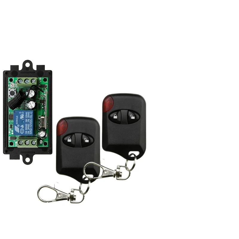 DC 9V 12V 24V 1 CH 1CH RF беспроводной переключатель системы дистанционного управления