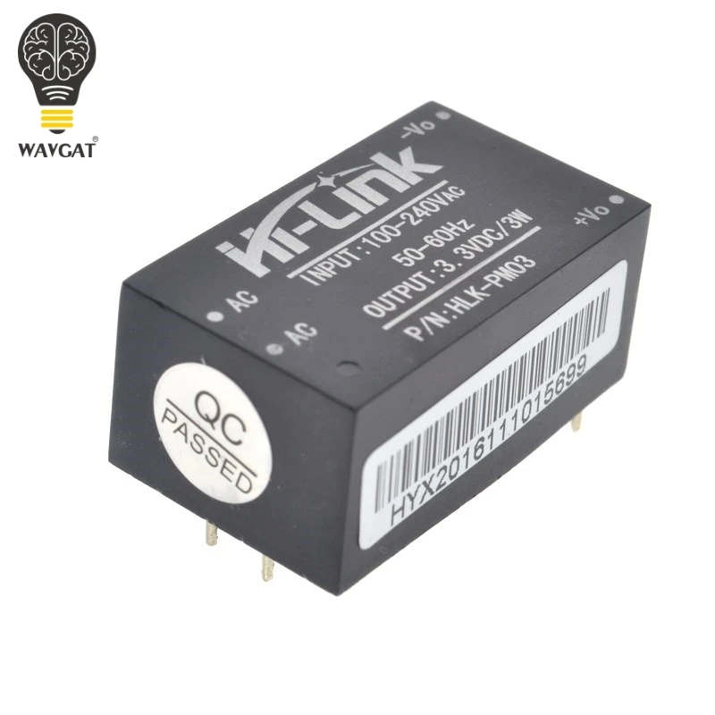 HLK-PM03 AC-DC 220V до 3,3 V понижающий модуль питания Buck