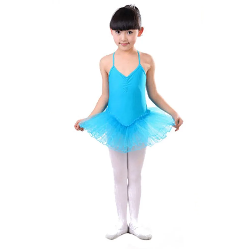 3-12Y Kids Girls Ballet Dancewear Tranning Dance Dress Tutu Strap Leotard | Детская одежда и обувь