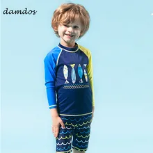 Детские Купальник; детский купальник для мальчиков пляжное платье из двух предметов купальный костюм с длинными рукавами солнцезащитный крем мальчиков купальник шорты