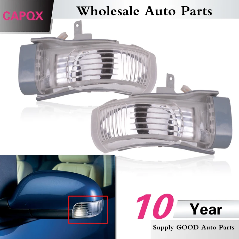 CAPQX 1 пара для VW TOURAN 2004-2010 зеркало заднего вида Светодиодный светильник сигнала поворота индикаторная лампа OEM#1T0 949 102/1T0 949 101