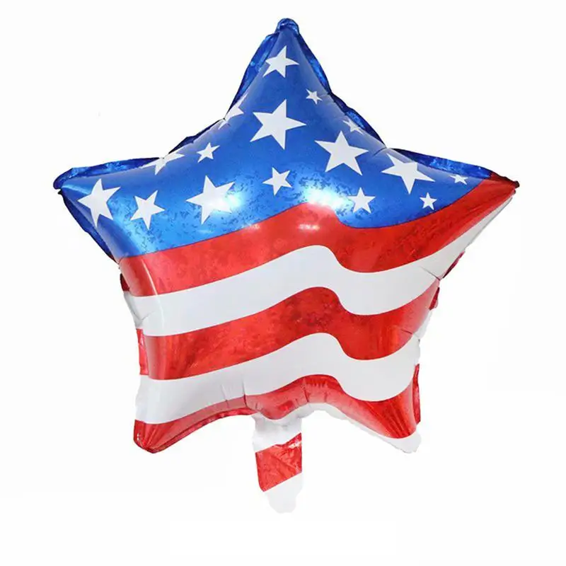 Party Favors Independence Day Decorative Party Decor Balloons Banner Cake Toppers Set Photo Props for Memorial Day Veterans Day