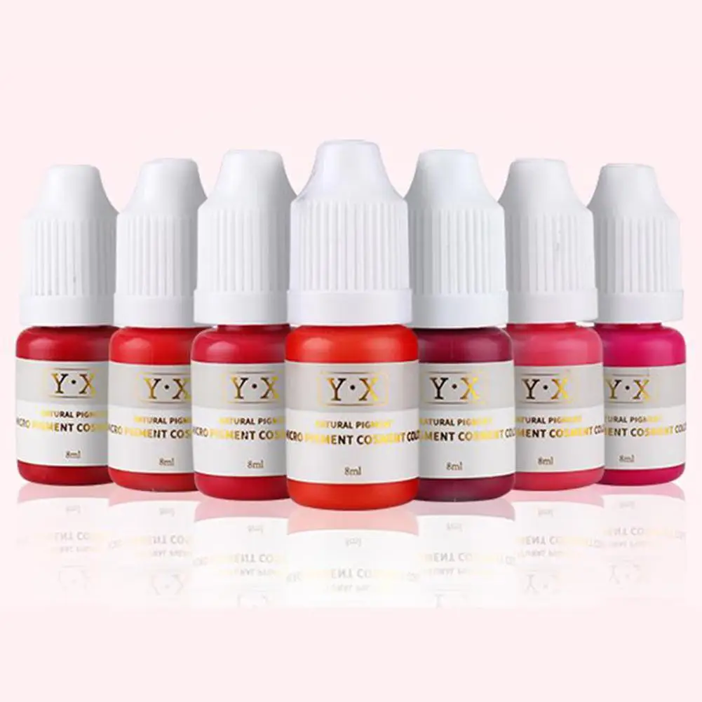 

1Pc 8ml Semi Permanent Microblading Pigment Eyebrow Eyeliner Lip Tattoo Ink Paint