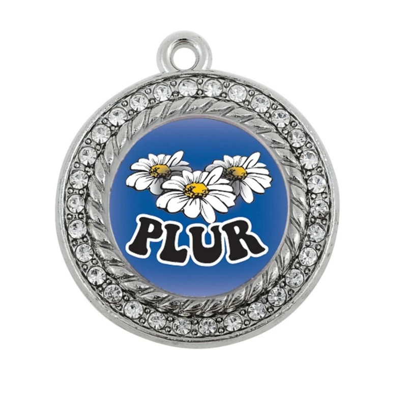 

PLUR CIRCLE Шарм в античном стиле посеребренные ювелирные изделия