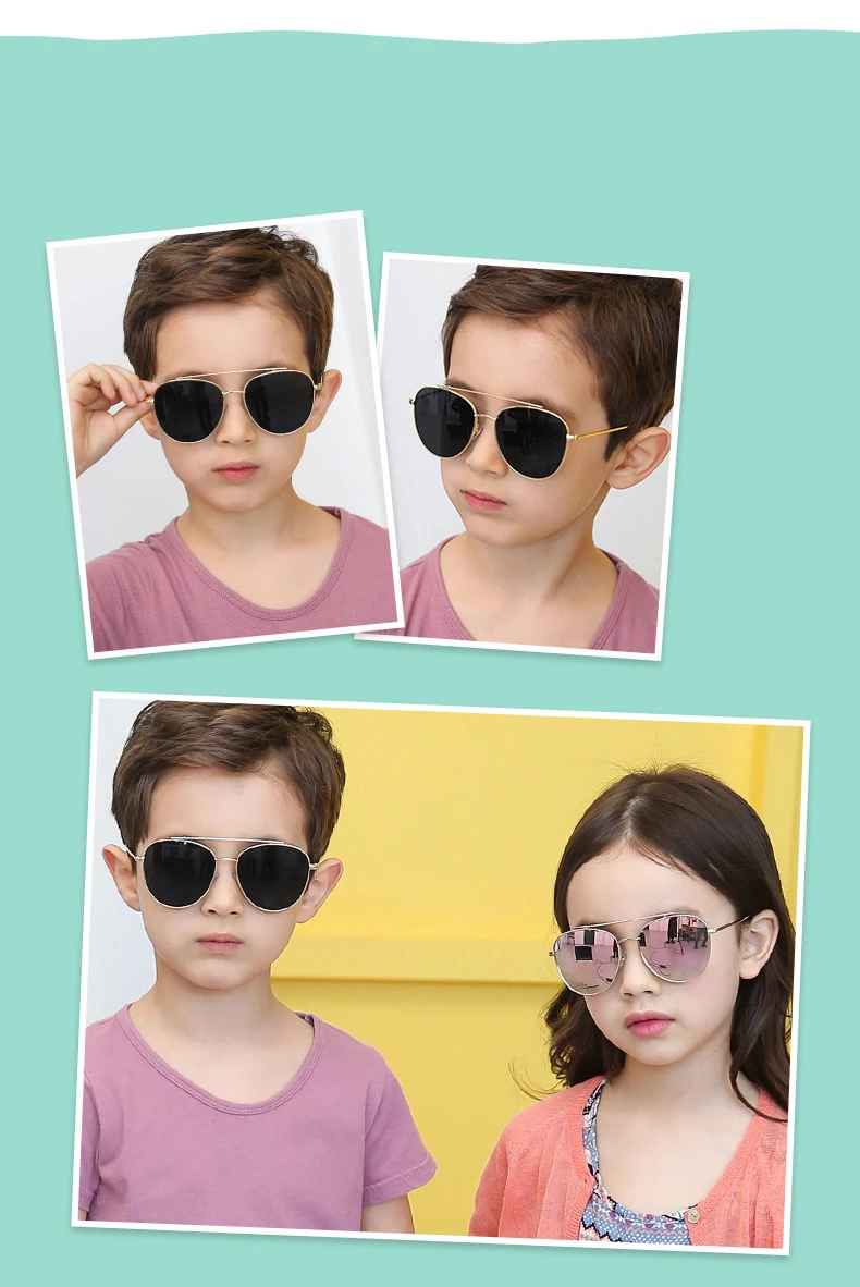 ROSANNA детские солнцезащитные очки Детские классические модные очки детские солнцезащитные очки для мальчиков и девочек Солнцезащитные очки UV400 Oculos R571