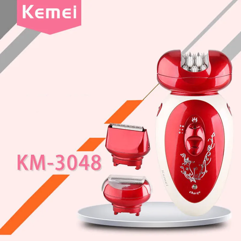 Kemei km 3048 3 في 1 قابلة للشحن لنزع الشعر سيدة ماكينة حلاقة كهربائية سيدة الشعر مزيل eu التوصيل Kemei km 3048 3 في 1 قابلة للشحن لنزع الشعر سيدة ماكينة حلاقة كهربائية سيدة الشعر مزيل eu التوصيل