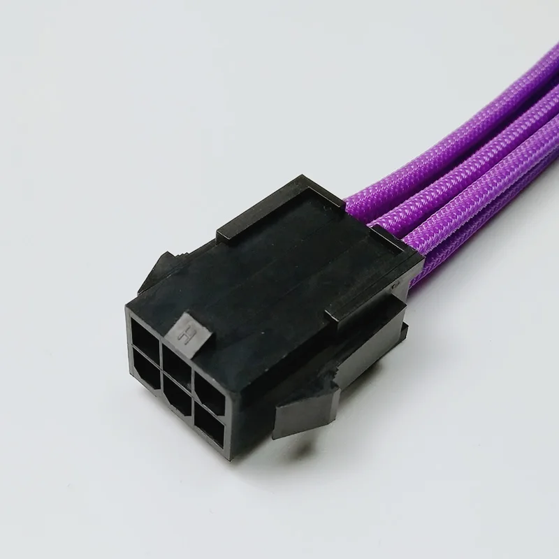 PCI-E_6Pin_purple_sleeve_Extension_cable_1