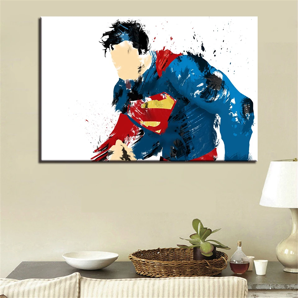 

Abstract Watercolor Superman Embroidery Mosaic Art Sale 5D Diamond Painting Full Square Drill Handmade Wall Kids Room Decoration