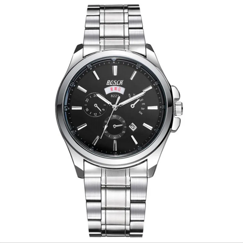 

New Fashion Watch Stainless Steel Unisex Concise Casual Luxury Business Wristwatch