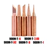 5Pcs/Lot 900M-T Soldering Iron Tip  Pure Copper Lead-free Welding Head For Soldering Rework Station Repair Tool ► Photo 1/6