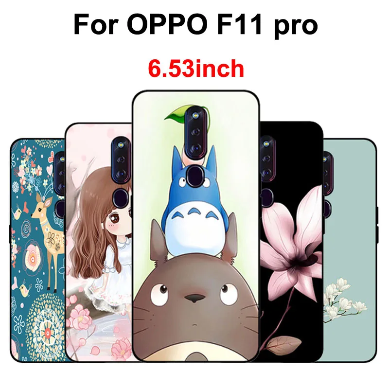 Для OPPO F11 Pro Чехол OPPOF11 прозрачный мультяшный Силиконовый ТПУ чехол для телефона
