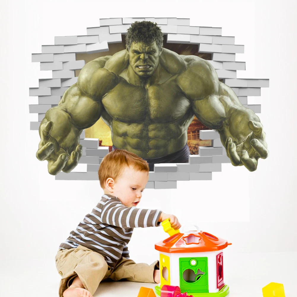 The Incredible Hulk Smash Wall Art Decal Avengers Fists Through The Incredible Hulk Smash Wall Art Decal Avengers Fists Through