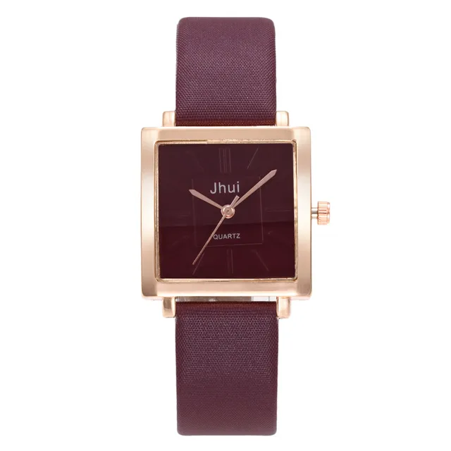 Top Brand Square Women Bracelet Watch Contracted Leather Crystal WristWatches Wo Top Brand Square Women Bracelet Watch Contracted Leather Crystal WristWatches Wo