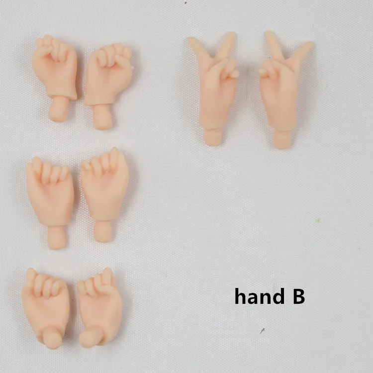 Кукла azone body 1/6 blyth Кукла тело Обнаженная девушка подарок кукла руки - Цвет: hand B no body