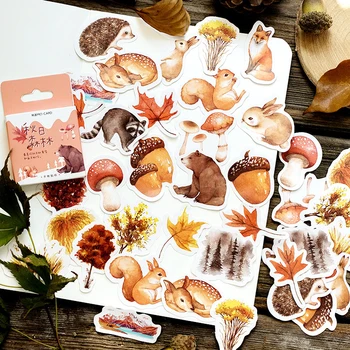 

46PCS/PACK Kawaii Cute Autumn Rabbit Sticker Marker Planner Diary Stickers Scrapbooking School Supplies Bullet Journal sl1452