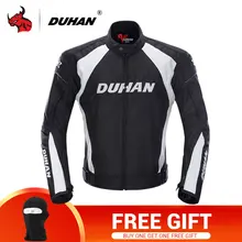 DUHAN Men s Motorcycle Jacket Moto Windproof Racing Jacket Clothing Protective Gear With Five Protector Guards