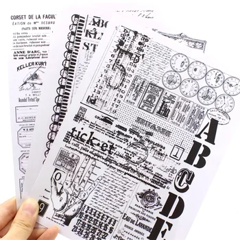 

KSCRAFT 3pc Vintage Vellum Paper Stickers for Scrapbooking Happy Planner/Card Making/Journaling Project