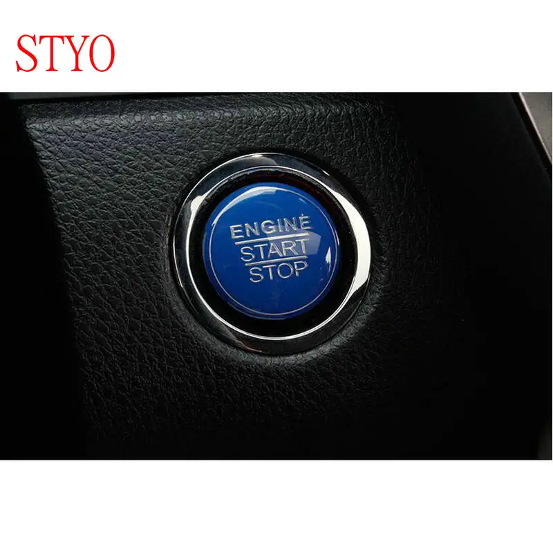 

STYO START Engine Button Replace Cover STOP Key Accessories Switch trim For CAMRY 2018
