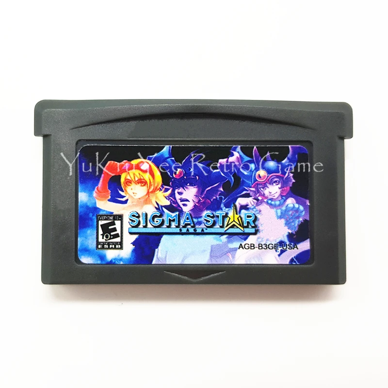 

Sigma Star Saga Video Game Memory Cartridge Card for 32 Bit Console Accessories US Sticker English Language