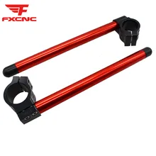 Красный обычный 31 мм-55 мм зажим руля-ons вилка рукоятки зажим для Honda CBR600RR CBR1000RR GROM CBR250R CBR300R CBR500R