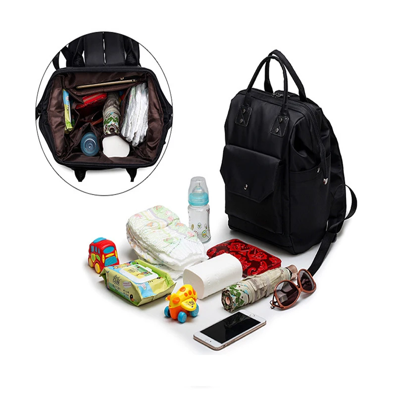 

2019 new waterproof back milk bag large capacity pregnant women diaper bag travel baby care package
